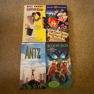 4 VHS - Young Adult - Used - (Antz has never been used - NWT)